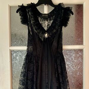 2009 Lip Service Black Lace Dress